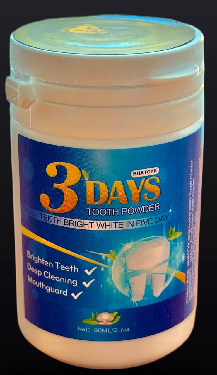 Inkosi Glow Whitening Powder Visibly Whiter Teeth in 3-5 Days